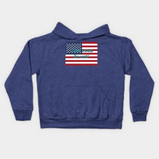 Travel Around the World - USA Kids Hoodie